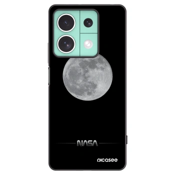Picasee silikonowe czarne etui na Xiaomi Redmi Note 13 5G - Moon Minimal