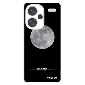 Picasee silikonowe przeźroczyste etui na Xiaomi Redmi Note 13 Pro+ 5G - Moon Minimal