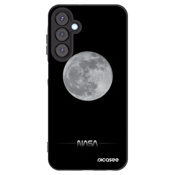 Picasee silikonowe czarne etui na Samsung Galaxy A25 A256B 5G - Moon Minimal