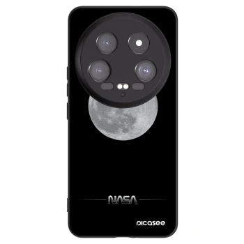 Picasee silikonowe czarne etui na Xiaomi 14 Ultra - Moon Minimal