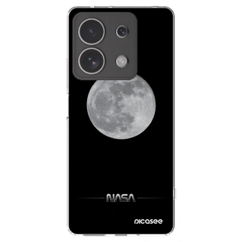 Picasee silikonowe przeźroczyste etui na Xiaomi Redmi Note 13 4G - Moon Minimal