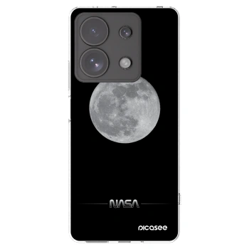 Picasee silikonowe przeźroczyste etui na Xiaomi Redmi Note 13 Pro 4G - Moon Minimal
