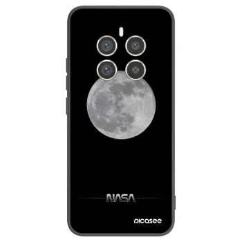 Picasee silikonowe czarne etui na Realme 12 Pro 5G - Moon Minimal