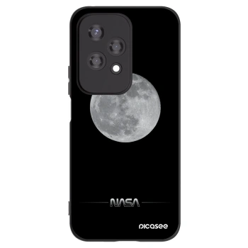 Picasee silikonowe czarne etui na Honor 200 Lite - Moon Minimal