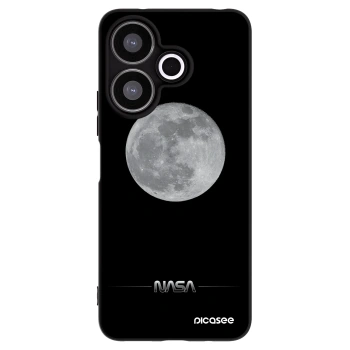 Picasee silikonowe czarne etui na Xiaomi Redmi 13 4G - Moon Minimal
