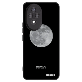 Picasee silikonowe czarne etui na Honor 200 5G - Moon Minimal