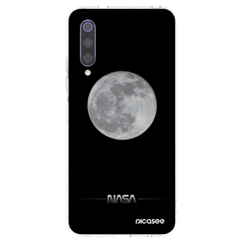 Picasee silikonowe przeźroczyste etui na Xiaomi Mi 9 - Moon Minimal