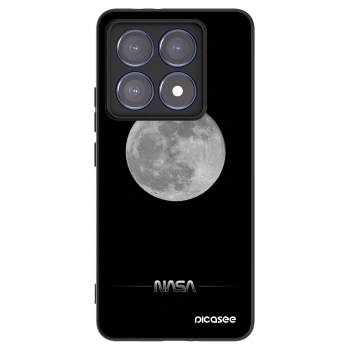 Picasee silikonowe czarne etui na Xiaomi 14T Pro - Moon Minimal