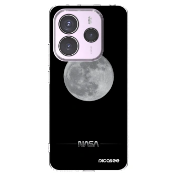 Picasee silikonowe przeźroczyste etui na Xiaomi Redmi Note 14 5G - Moon Minimal