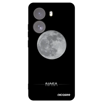 Picasee silikonowe czarne etui na Xiaomi Poco X7 - Moon Minimal