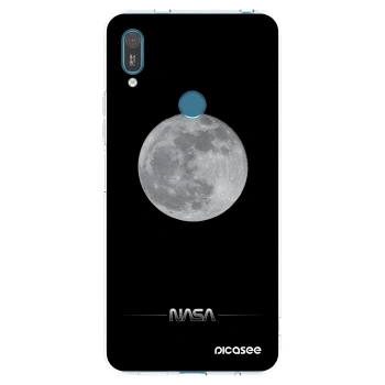 Picasee silikonowe przeźroczyste etui na Huawei Y7 2019 - Moon Minimal