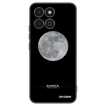 Picasee silikonowe czarne etui na Honor 200 Smart 5G - Moon Minimal