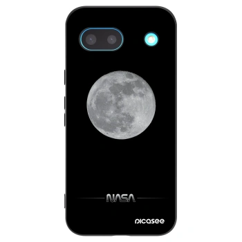 Picasee silikonowe czarne etui na Google Pixel 8a - Moon Minimal