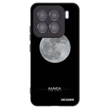 Picasee silikonowe czarne etui na Xiaomi 15 - Moon Minimal