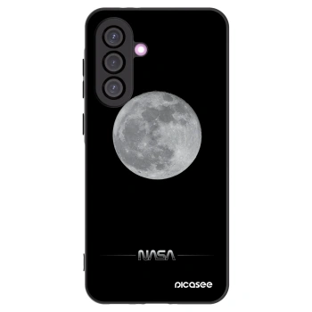 Picasee silikonowe czarne etui na Samsung Galaxy A56 5G A566B - Moon Minimal