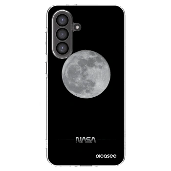 Picasee silikonowe przeźroczyste etui na Samsung Galaxy A36 5G - Moon Minimal