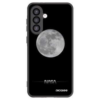 Picasee silikonowe czarne etui na Samsung Galaxy A26 5G A266B - Moon Minimal