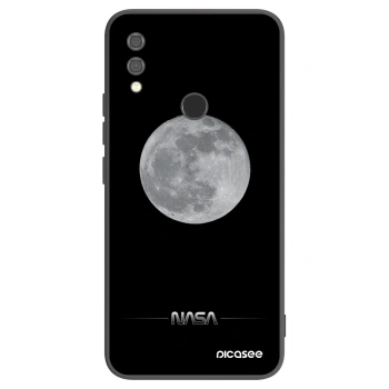 Picasee silikonowe czarne etui na Xiaomi Redmi Note 7 - Moon Minimal
