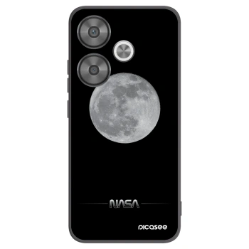 Picasee silikonowe czarne etui na Xiaomi Poco F6 - Moon Minimal