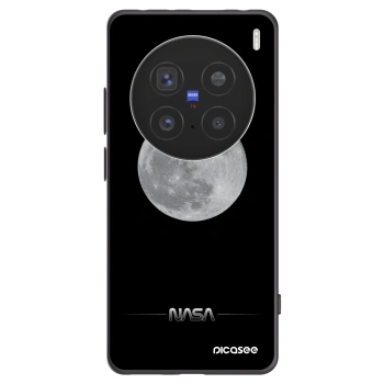 Picasee silikonowe czarne etui na Vivo X200 Pro - Moon Minimal