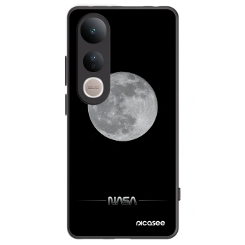 Picasee silikonowe czarne etui na Vivo V50 Lite 5G - Moon Minimal