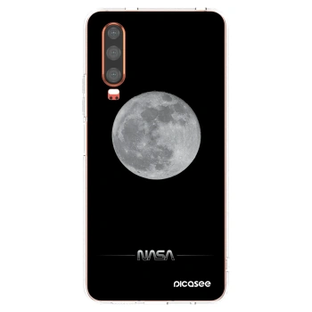 Picasee silikonowe przeźroczyste etui na Huawei P30 - Moon Minimal