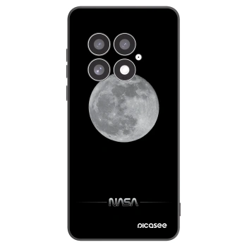 Picasee silikonowe czarne etui na OnePlus 13 5G - Moon Minimal