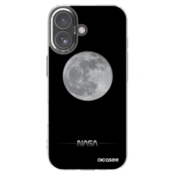Picasee silikonowe przeźroczyste etui na Apple iPhone 17 - Moon Minimal