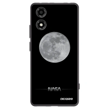 Picasee silikonowe czarne etui na Motorola Moto E14 - Moon Minimal