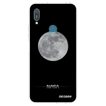 Picasee silikonowe przeźroczyste etui na Huawei Y6 2019 - Moon Minimal