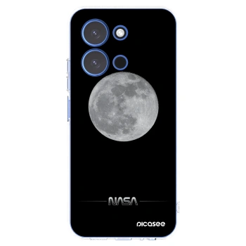 Picasee silikonowe przeźroczyste etui na Xiaomi Redmi 15C 4G - Moon Minimal