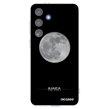 Picasee silikonowe przeźroczyste etui na Samsung Galaxy S25 FE 5G - Moon Minimal