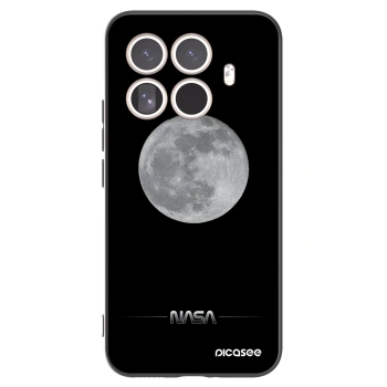 Picasee silikonowe czarne etui na Xiaomi 15T Pro - Moon Minimal