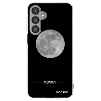 Picasee silikonowe przeźroczyste etui na Samsung Galaxy A16 4G - Moon Minimal