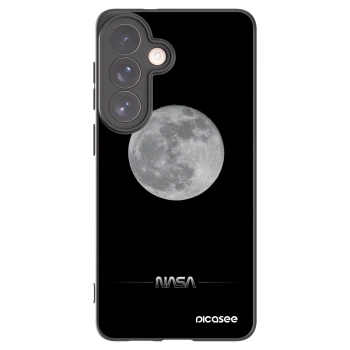 Picasee silikonowe czarne etui na Samsung Galaxy S26+ - Moon Minimal
