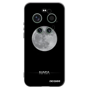 Picasee silikonowe czarne etui na Xiaomi 17 Ultra - Moon Minimal