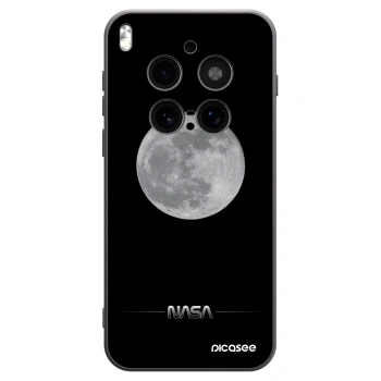 Picasee silikonowe czarne etui na Vivo X300 Pro - Moon Minimal