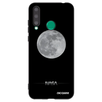 Picasee silikonowe czarne etui na Honor 20 Lite - Moon Minimal
