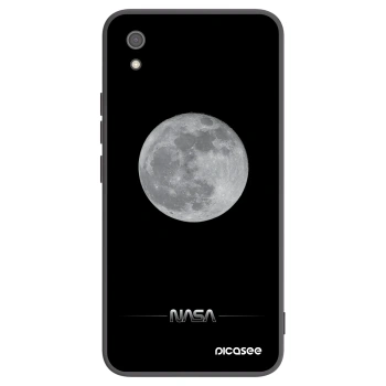 Picasee silikonowe czarne etui na Xiaomi Redmi 7A - Moon Minimal