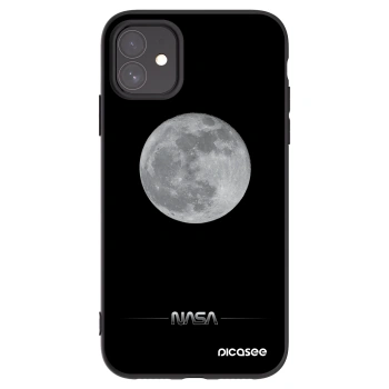 Picasee silikonowe czarne etui na Apple iPhone 11 - Moon Minimal