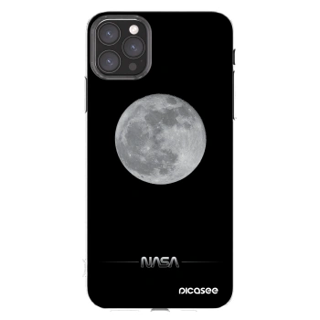 Picasee silikonowe przeźroczyste etui na Apple iPhone 11 Pro Max - Moon Minimal