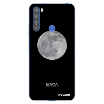 Picasee silikonowe przeźroczyste etui na Xiaomi Redmi Note 8T - Moon Minimal