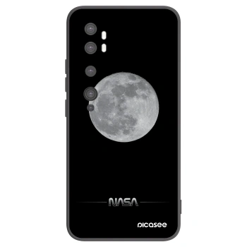Picasee silikonowe czarne etui na Xiaomi Mi Note 10 (Pro) - Moon Minimal