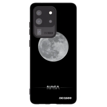 Picasee silikonowe czarne etui na Samsung Galaxy S20 Ultra 5G G988F - Moon Minimal