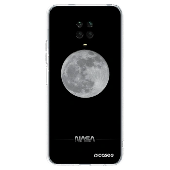 Picasee silikonowe przeźroczyste etui na Xiaomi Redmi Note 9S - Moon Minimal