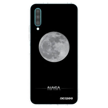Picasee silikonowe przeźroczyste etui na Samsung Galaxy A30s A307F - Moon Minimal