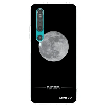 Picasee silikonowe przeźroczyste etui na Xiaomi Mi 10 - Moon Minimal