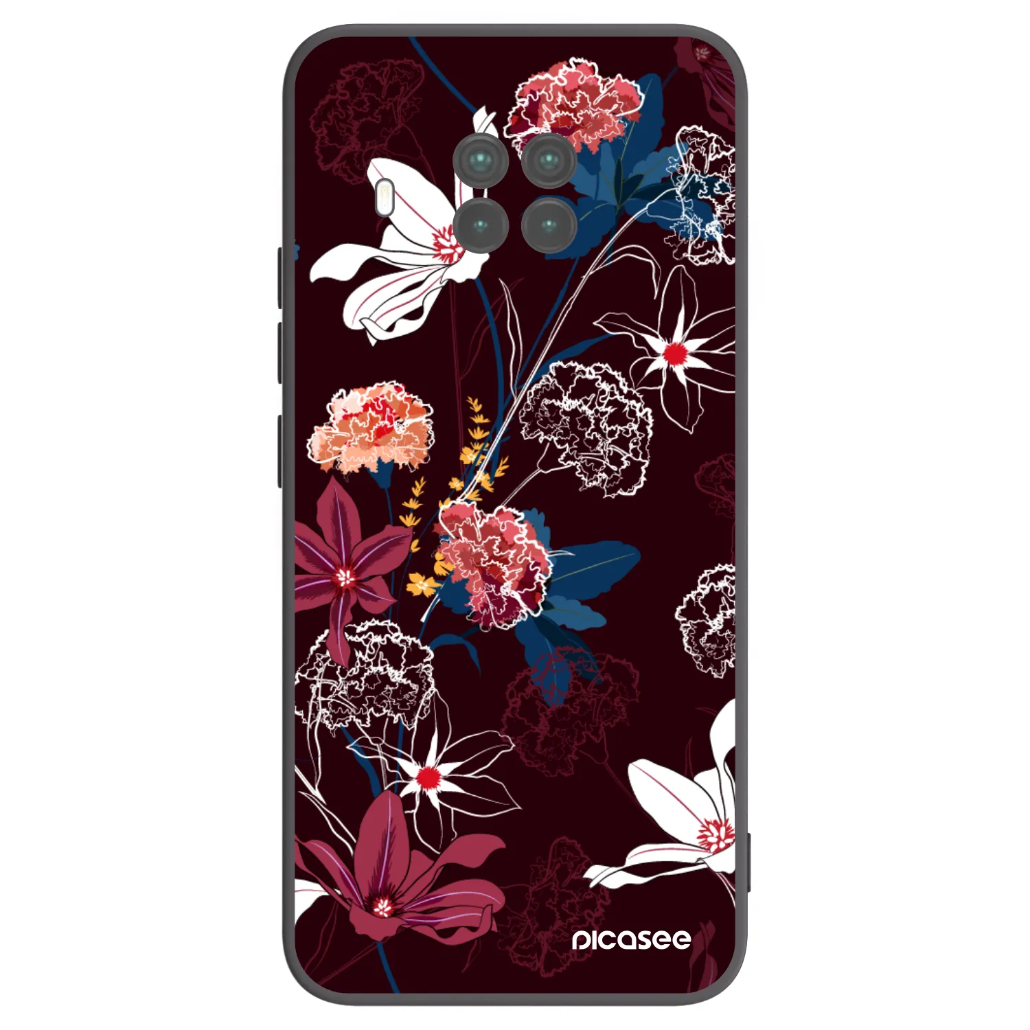 Picasee silikonowe czarne etui na Xiaomi Mi 10T Lite - Dark Meadow