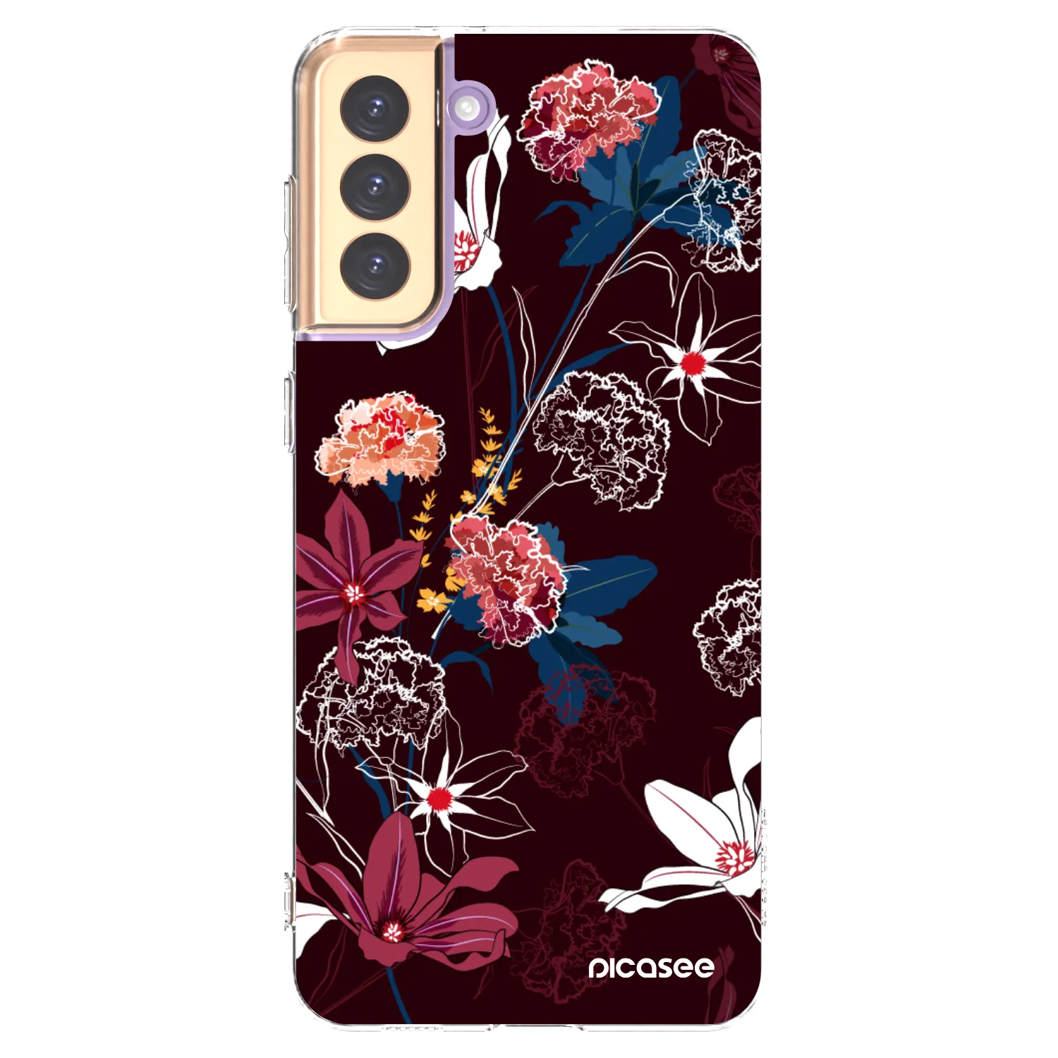 Picasee silikonowe przeźroczyste etui na Samsung Galaxy S21+ 5G G996F - Dark Meadow