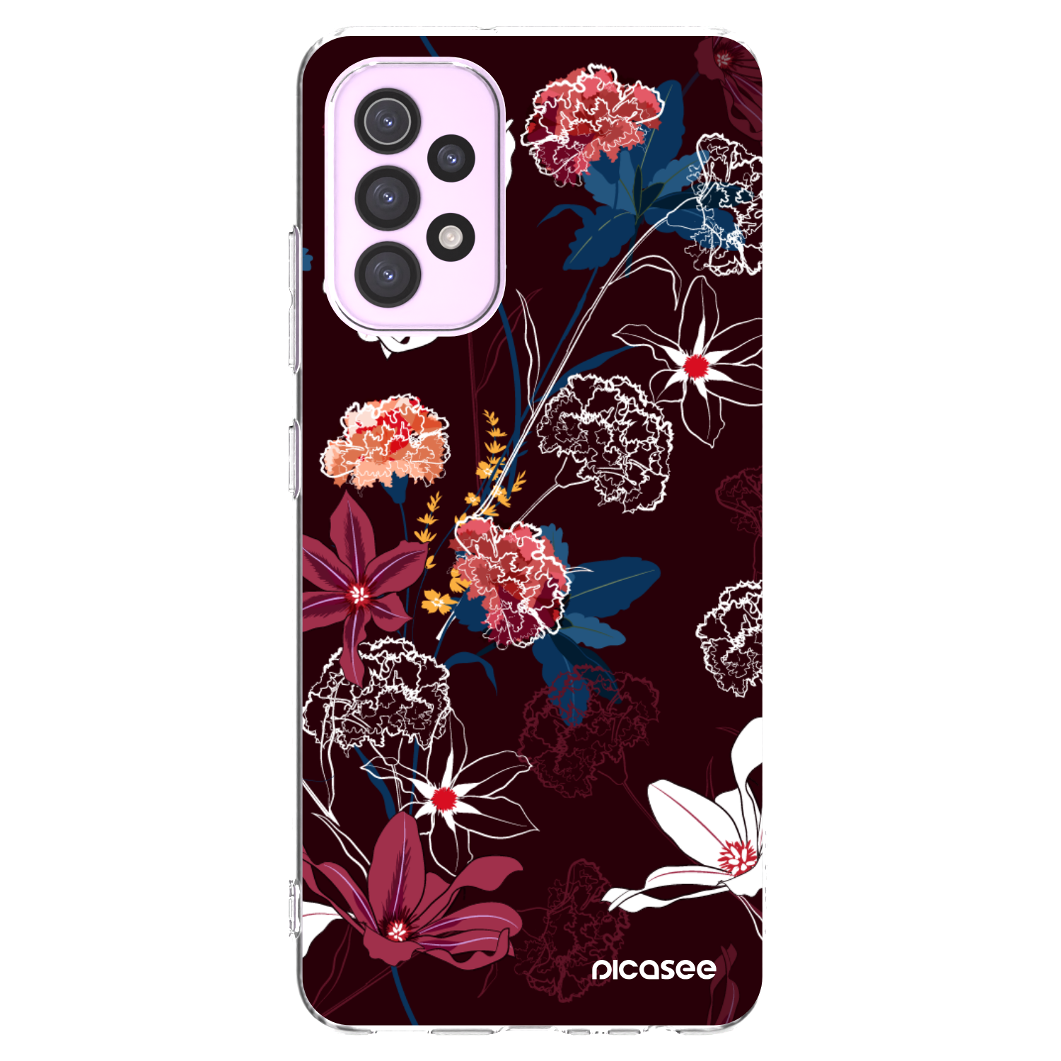 Picasee silikonowe przeźroczyste etui na Samsung Galaxy A32 5G A326B - Dark Meadow
